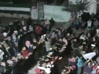 حماه - طريق حلب شارع التوحيد - كبرعليهم ياابن بلادي...