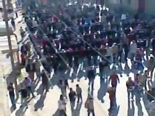 فري برس   مظاهرة راس العينسري كانيه سبت الغضب لحمص 4 2 2012