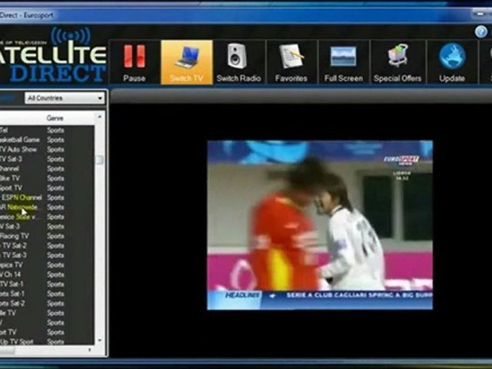 Free Download Satellite Direct - Currently The Best Online TV Stream Software