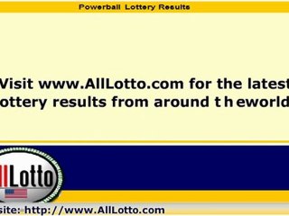Powerball Lottery Drawing Results for February 4, 2012