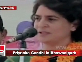 Priyanka Gandhi Vadra at Bhawanigarh: Strengthen Congress by electing its candidates