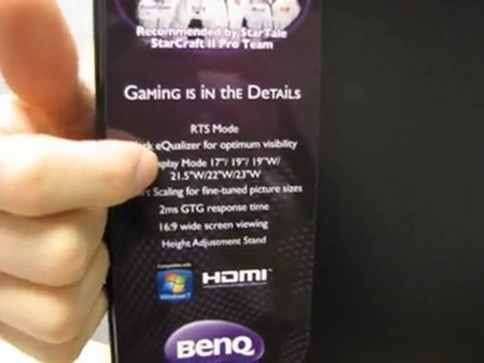 BenQ RL2450HT RTS Gaming LED Monitor with Smart Scaling Unboxing & First Look Linus Tech Tips