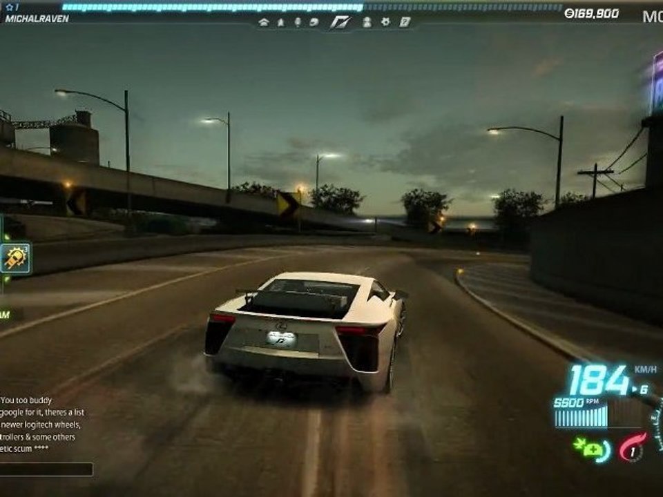 Need for Speed World - Lexus LFA Gameplay