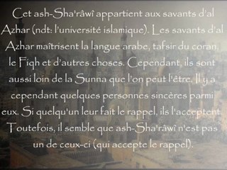 à propos de ash sha'rawi, kishk et l'université de al azhar - cheikh al albany