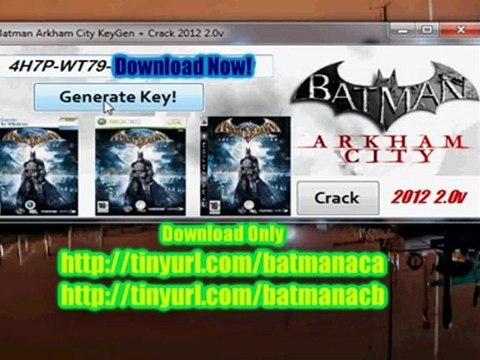 Batman Arkham City KeyGen + Crack 2012 2.0v