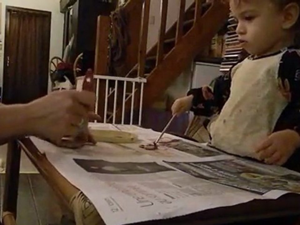 Je fais de la peinture (decembre 2011)