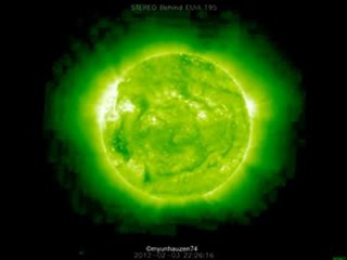 UFO .activité en orbite prés du soleil. 03.02.2012