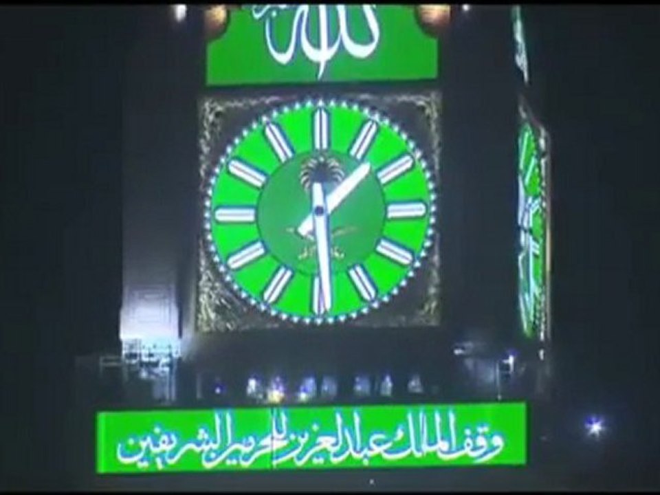 Vu en hélicoptère la tour de la mecque Mecca magnifique Clock Tower_ Mecca Islam