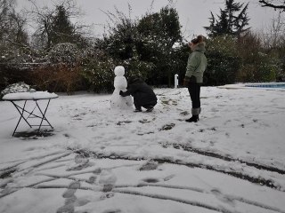 Test time laps bonhomme de neige