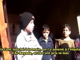 Rencontre avec des enfants syriens - Homs - Syrie - 29/01/2012 - sous-titres français