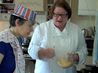 How To Make Spinach & Cheese Omelette with Rosemary Shrager & Ellen Dean