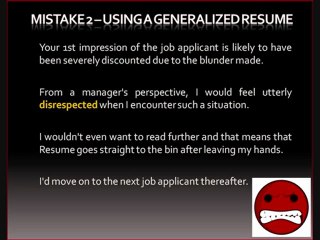 5 Deadly Mistakes of Resume Writing
