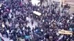 فري برس  ريف دمشق التقاء جموع المشيعين في داريا 4 2 2012