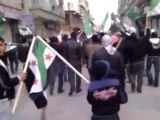 فري برس   ريف دمشق داريا مظاهرة صباحية نصرة لحمص والزبداني 4 2 2012