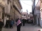 فري برس   حمص تنسيقية حي الرفاعي اطلاق النار اليومي على الجامع عند خروج مظاهرة 4 2 2012