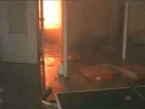 فري برس حمص باب الدريب احتراق مدرسة المثنى بقذائف شبيحة الاسد 31 1 2012