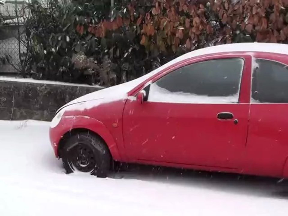 Nevicata via toscanini ore 9.30