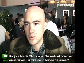 Lounis Chabane en interview pour planetebd.com