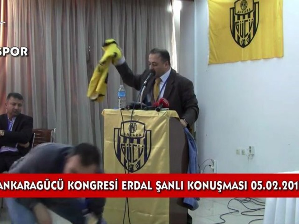 Erdal Şanlı Ankaragücü kongresinde konuştu. 05.02.2012