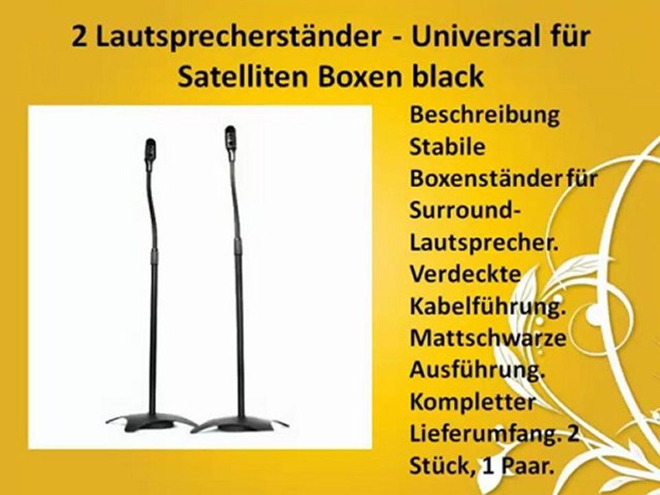 10 Besten Lautsprecherständer zum Kaufen