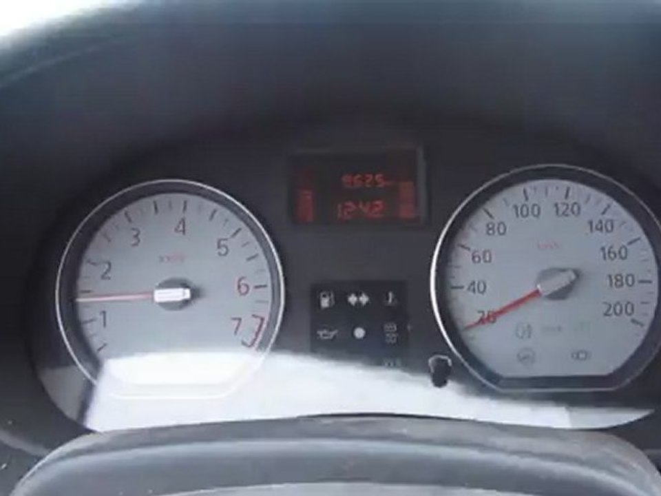 Dacia Sandero GPL acceleration en seconde (lol)