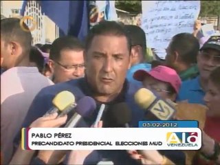 Pablo Pérez: "Chávez yo te voy a derrotar"