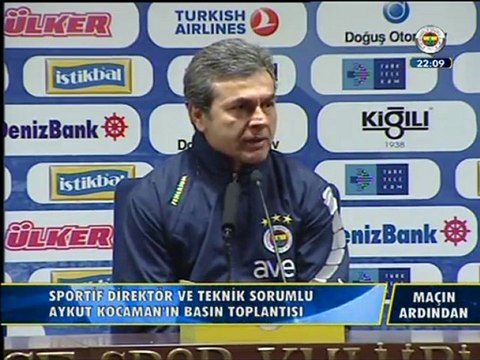 FBTV - Maç Sonrası Aykut Kocaman Basın Toplantısı
