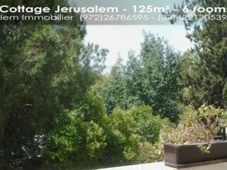 482 A vendre adorable cottage avec vue panoramique, Jerusale