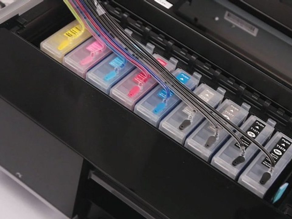 How to install CISS for Epson Stylus Photo R3000 printer from INKSYSTEM