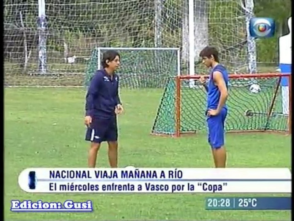 Nacional viaja mañana a rio