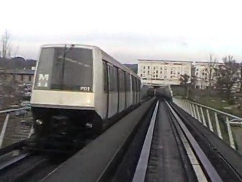VAL206 : Voyage entre les stations Roseraie et Balma Gramont sur la ligne A du métro de Toulouse