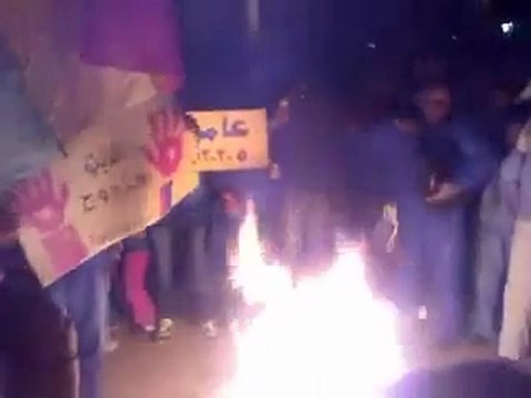 فري برس عامودا احراق العلمين الروسي والصيني 5 2 2012