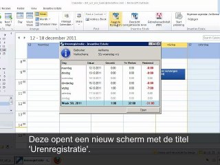 Uren schrijven in de Outlook agenda met Invantive Vision - Schreiben Sie Ihre Stunden im Outlook-Kalender mit Invantive Vision