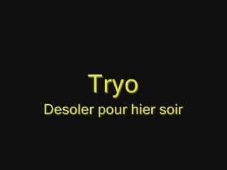 Desoler pour hier soir