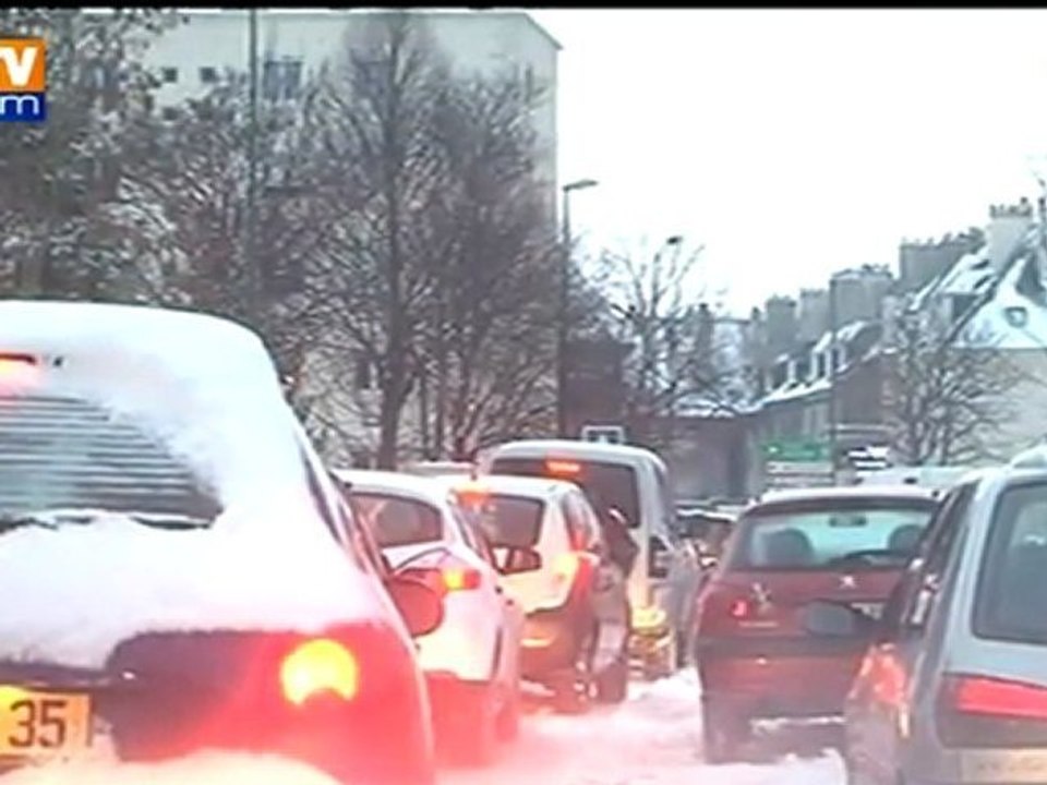 Froid : la neige se transforme en verglas dans le Calvados