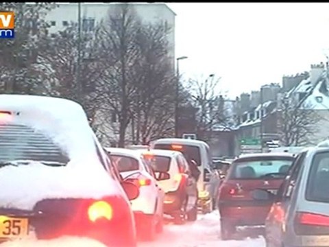 Froid : la neige se transforme en verglas dans le Calvados