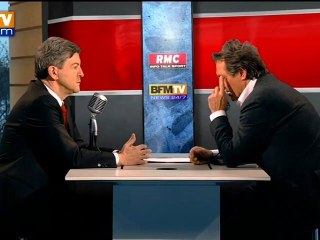 Jean-Luc Mélenchon sur RMC / BFM TV