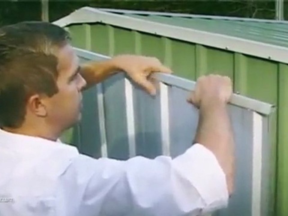 Montage Abri de Jardin Metal Absco Workshop