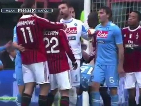 Zlatan Ibrahimovic gifle un adversaire !