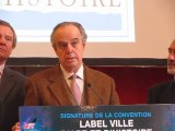 Beauvais : Frédéric Mitterrand signe le label Ville d'art et d'histoire