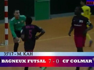 Championnat : Bagneux Futsal - Collectif Futsal Colmar (10-0) - 2