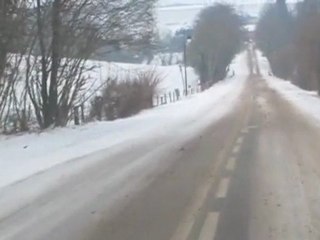 Le Beauvaisis recouvert par la neige le 6 février 2012