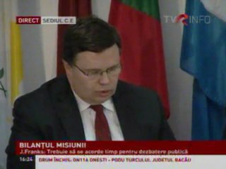 (www.reformasanatate.ro) Jeffrey Franks "sistemul sanitar romanesc este defect si trebuie reformat"