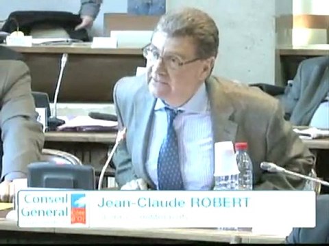 Jean-Claude ROBERT. Plan de déplacement urbain. Session du 3 février 2012 du Conseil général de la Côte-d'Or (PDU 3)