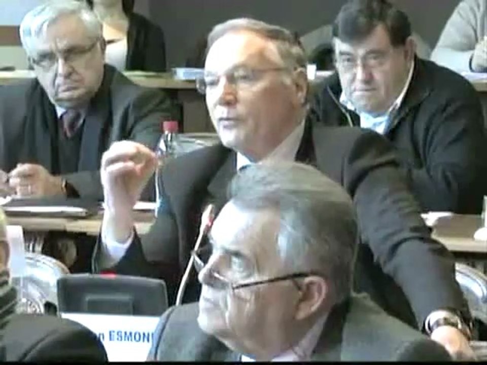 Jean ESMONIN. Plan de déplacement urbain. Session du 3 février 2012 du Conseil général de la Côte-d'Or  (PDU 4)