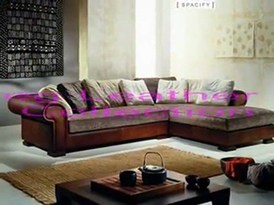 Contemporary Leather Reclining Sofa