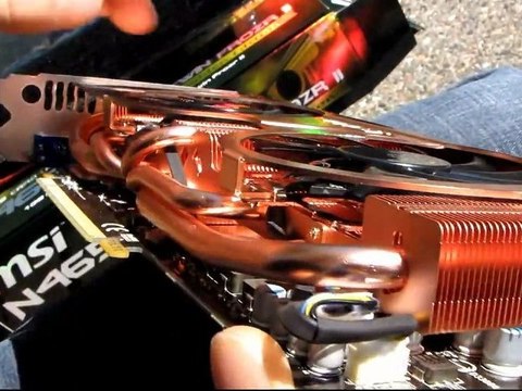 MSI NVIDIA GeForce GTX 465 COPPER Twin Frozr Golden Edition Unboxing & First Look Linus Tech Tips