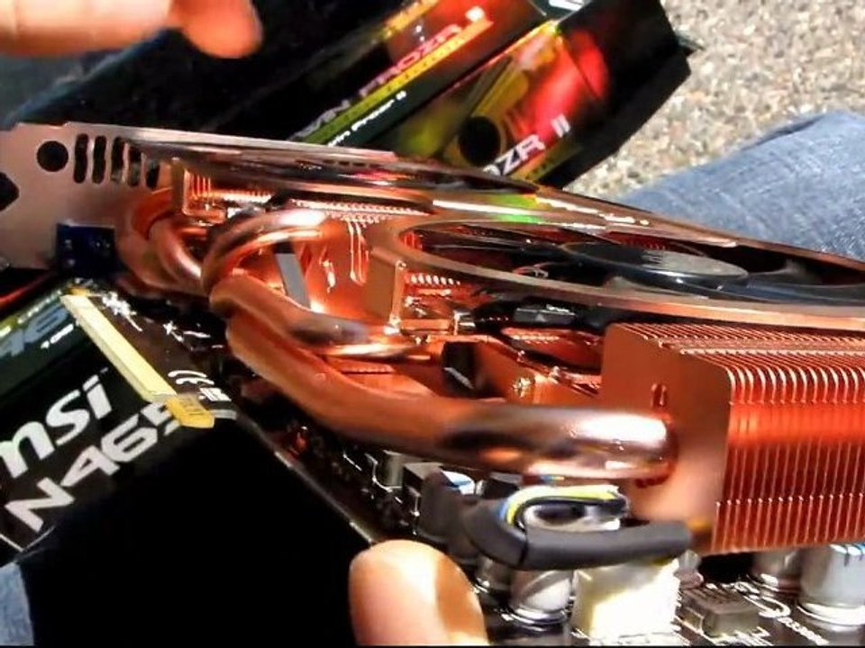 MSI NVIDIA GeForce GTX 465 COPPER Twin Frozr Golden Edition Unboxing & First Look Linus Tech Tips