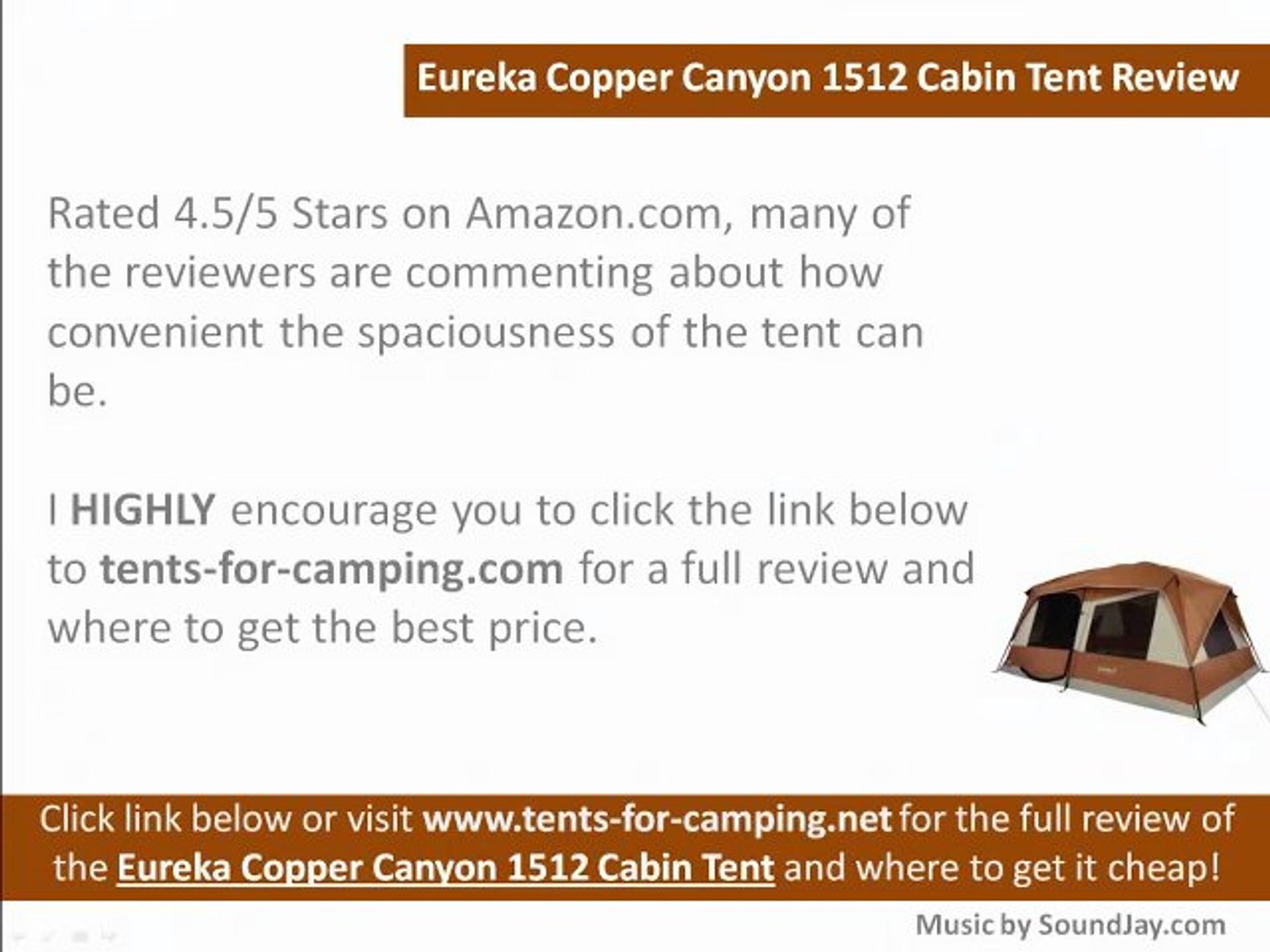 Eureka Cooper Canyon 1512 Cabin Tent Review Video Dailymotion