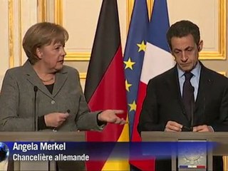 Merkel apporte son soutien au futur candidat Sarkozy